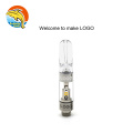 UK warehouse Press-in round tip ceramic coil empty 0.5ml cbd vape cartridge C10 1ml lead free cartridge 510 cbd oil